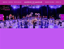 Tablet Screenshot of jardin-damour.com